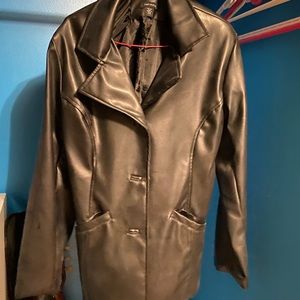 Mariposa Faux Leather Coat